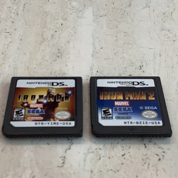Iron Man Nintendo DS Game & Iron Man 2 DS Games Marvel Lot Of 2 Superheroes - Picture 11 of 12